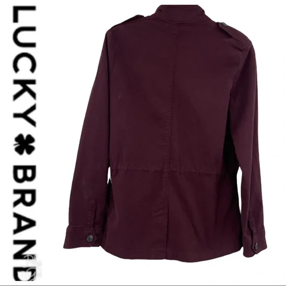 COPY - πSALEπ Lucky Brand Burgundy Cargo Jacket - Picture 5 of 8